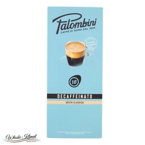 Kawa w saszetkach bez kofeiny 18 szt. Decaffeinato Palombini