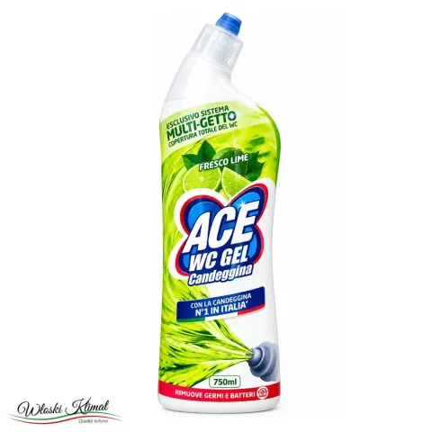 Żel do czyszczenia WC Limonka Lime ACE 750ml