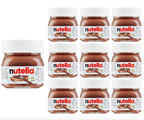 Krem Nutella w słoiczku mini 25 g x 10 szt.