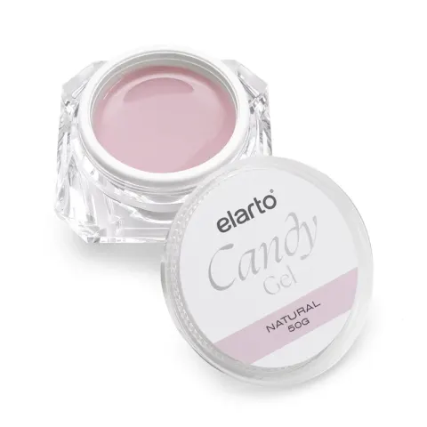 Elarto Żel budujący beżowo-różowy kamuflaż Candy Natural 50g