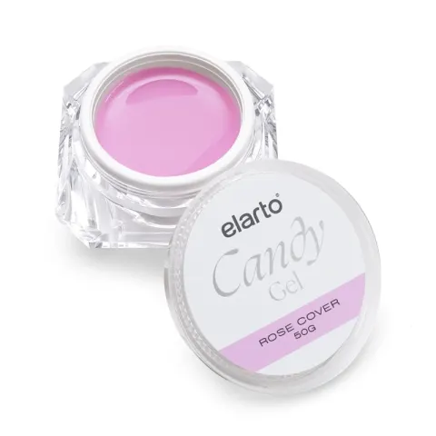 Elarto Żel budujący różowy kamuflaż Candy Rose Cover 50g