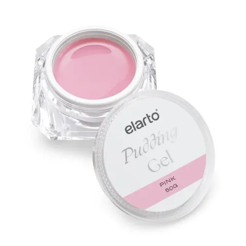 Elarto Żel budujący różowy kamuflaż Pudding Gel Pink 50g