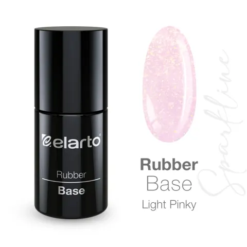 Elarto Baza hybrydowa Rubber Base Sparkline Light Pinky 15ml