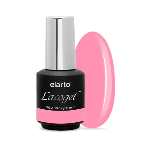 ELARTO - Lakier hybrydowy LACOGEL 662S Pinky Poof!