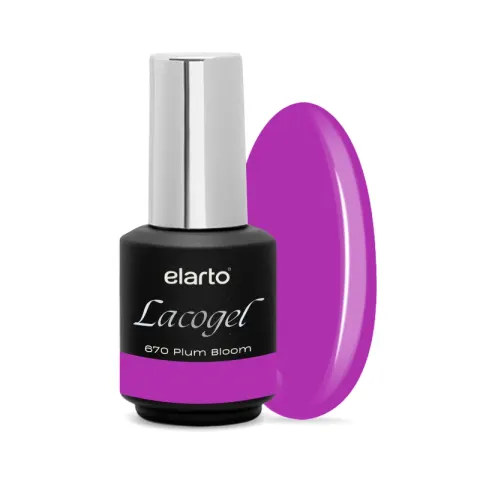 Elarto Lakier hybrydowy Lacogel Plum Bloom nr 670 7ml