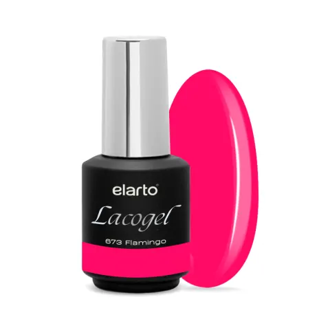 Elarto Lakier hybrydowy Lacogel Flamingo nr 673S 7ml