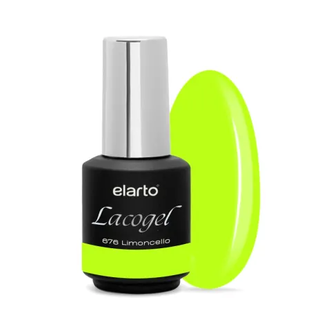 Elarto Lakier hybrydowy Lacogel Limoncello nr 676S 7ml