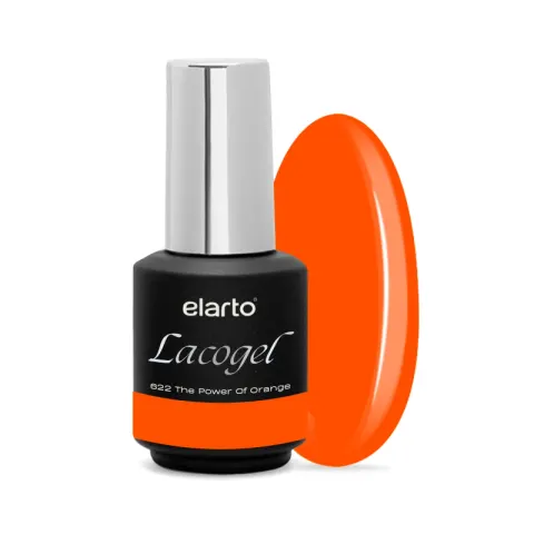 Elarto Lakier hybrydowy Lacogel The Power of Orange nr 622S 7ml