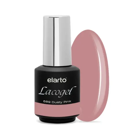 Elarto Lakier hybrydowy Lacogel Dusty Pink nr 689 7ml