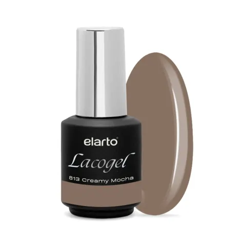 Elarto Lakier hybrydowy Lacogel Creamy Mocha nr 813S 7ml