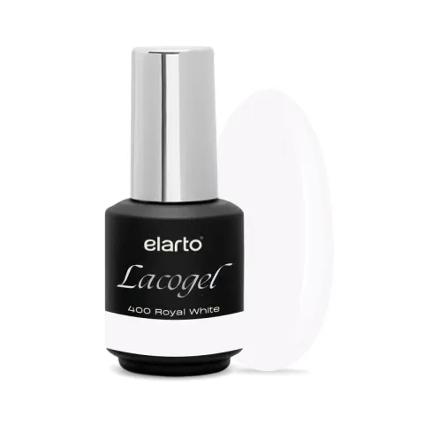 Elarto Lakier hybrydowy Lacogel Royal White nr 400S 7ml