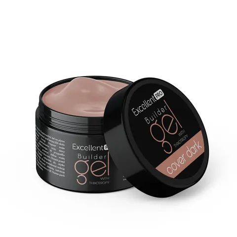 Excellent PRO Jednofazowy Budujący Żel Do Paznokci LED/UV Cover Dark 50g