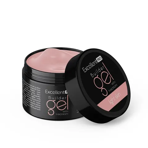Excellent PRO Builder Gel With Thixotropy Light Skin 50g - żel twardy budujący