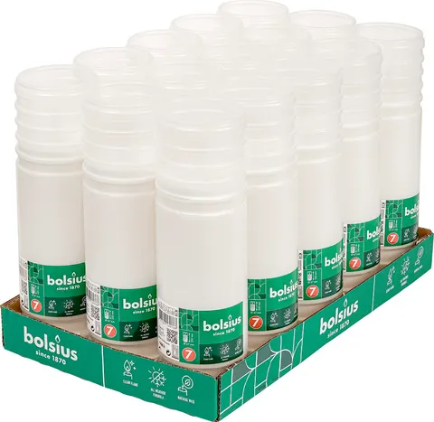 Bolsius wkład parafinowy RP7 zgrzewka 15 sztuk (148h)