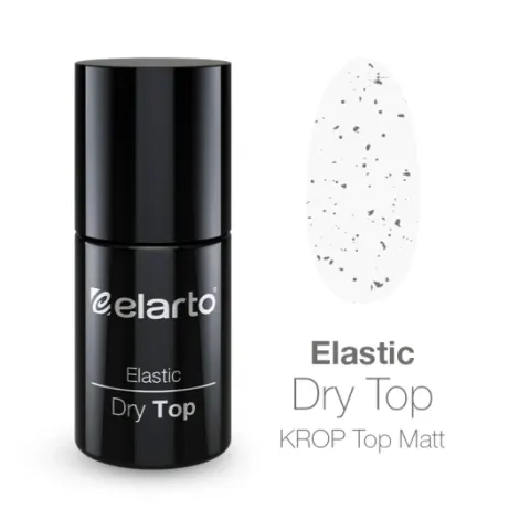 ELARTO - ELASTIC DRY TOP KROP TOP MATT 7ML top hybrydowy z efektem kanmienia