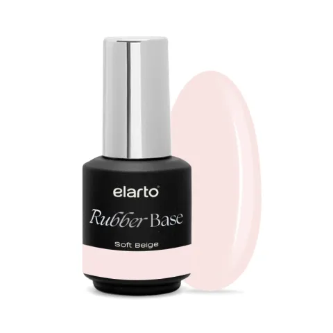 Elarto Baza hybrydowa Rubber Base Soft Beige 7ml