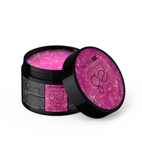 Excellent PRO - Thixotropy gel with effect Mermaid Foil #1 15g