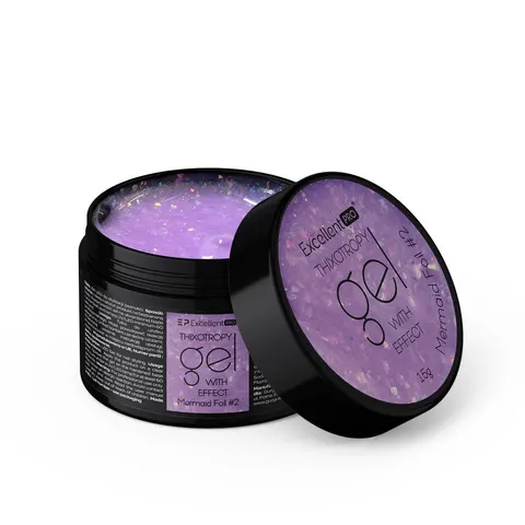 Excellent PRO - Thixotropy gel with effect Mermaid Foil #2 15g