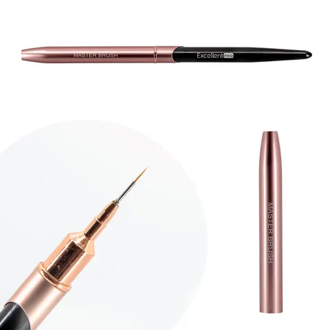 EXCELLENT PRO - Pędzelek do zdobień 5mm (Pink&Black)