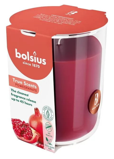 Bolsius True Scents Granat świeca zapachowa 97/85 w szkle