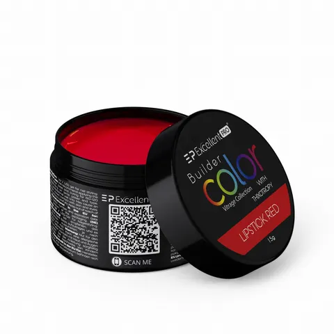 EXCELLENT PRO - Builder Color With Thixotropy Lipstick Red 15g