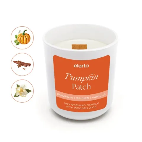 ELARTO - Świeca sojowa zapachowa Pumpkin Patch 175g