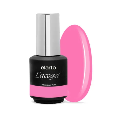 Elarto Lakier hybrydowy Lacogel Cool Pink nr 906 7ml