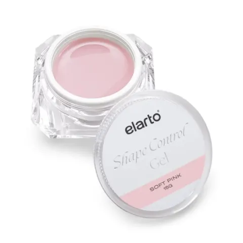 ELARTO - żel budujący z tiksotropią Shape Control Gel Soft Pink 15g