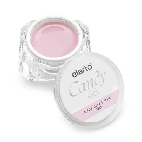 Elarto Żel budujący kremowo-różowy Candy Creamy Pink 15g