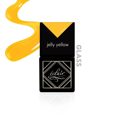 ECLAIR - JELLY YELLOW, lakier hybrydowy 7ml "JELLY"