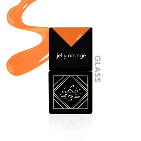 ECLAIR - JELLY ORANGE, lakier hybrydowy 7ml "JELLY"