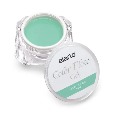 ELARTO - Żel budujący, miętowy COLOR FLOW GEL MINT TO BE 50g