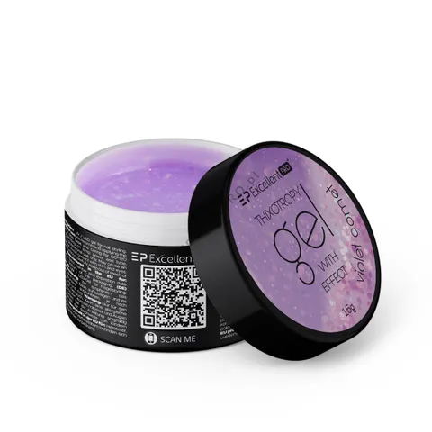 EXCELLENT PRO - Thixotropy gel with effect Violet Comet 15g