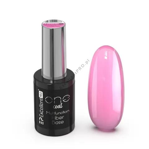 Excellent PRO - One Coat Multifunction Fiber Base STRONG PINK (12) 11g