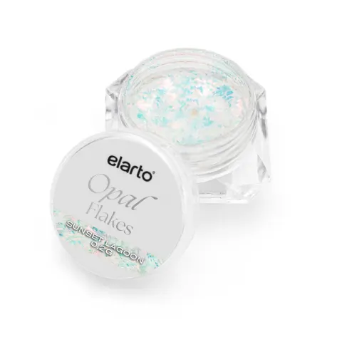 ELARTO - Pyłek do zdobień "Opal Flakes Sunset Lagoon" 0,2 g