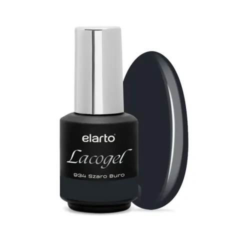 Elarto Lakier hybrydowy Lacogel Szaro Buro nr 934 7ml
