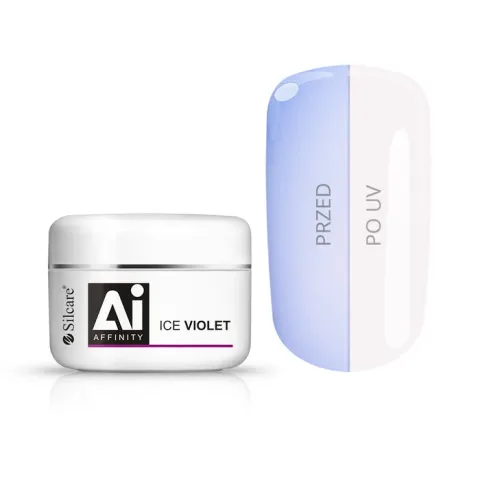 SILCARE - Żel UV Affinity Ice Violet 100 g
