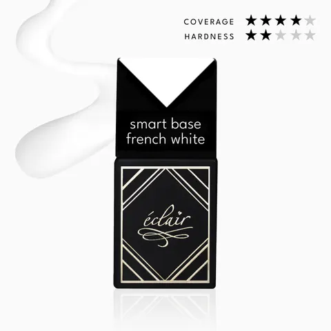 ECLAIR - Smart Base FRENCH WHITE 14ml - baza hybrydowa "MILKY PINKY GANG"