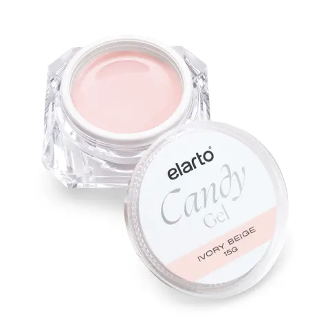 Elarto Żel budujący Candy Ivory Beige 15g