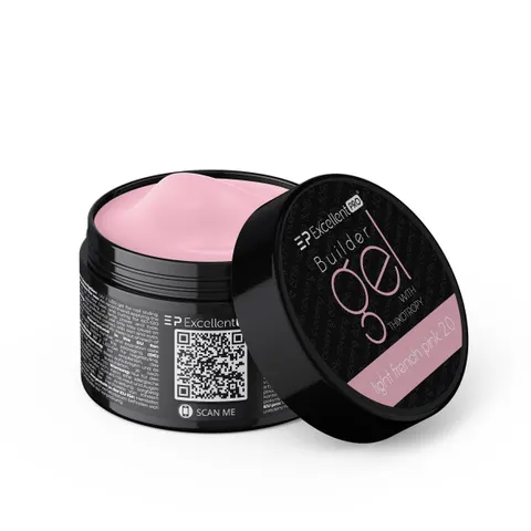 Excellent PRO Builder Gel With Thixotropy Light French Pink 2.0 50g- żel twardy budujący