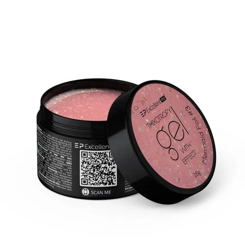 Excellent PRO - Thixotropy gel with effect Mermaid Foil #3, 15g