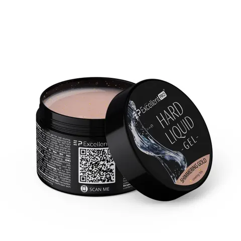 EXCELLENT PRO - Hard Liquid Gel Shimmering Gold 50g