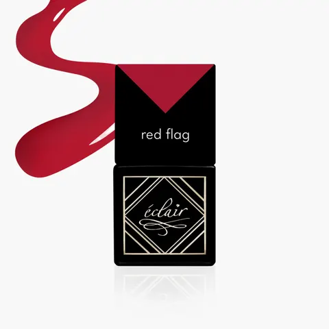 ECLAIR - RED FLAG, lakier hybrydowy 7ml (SANTA BABY)