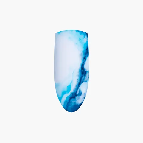 ECLAIR - Marmur na paznokciach - marble BLUE 14ml