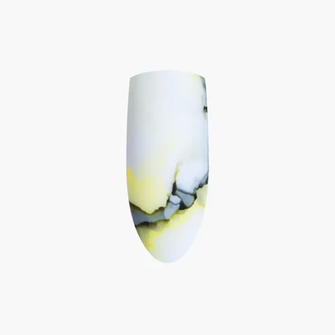 ECLAIR - Paznokcie marmurki, marble LEMON 14ml