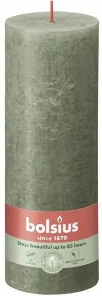 Bolsius Rustic Shine Zielona Oliwka świeca dekoracyjna 190/68