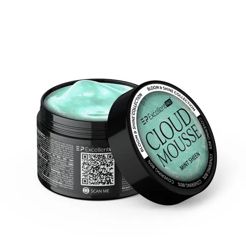 Excellent PRO - żel budujący Cloud Mousse MINT SHEEN 15g