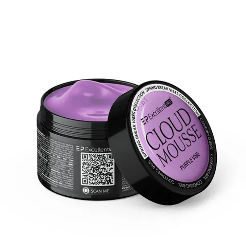 Excellent PRO - żel budujący Cloud Mousse PURPLE VIBE 15g
