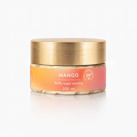 ECLAIR - Mango FLUFFY SUGAR PEELING 200ml - cukrowy peeling do ciała