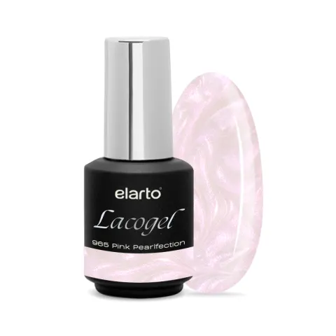 Elarto Lakier hybrydowy Lacogel Pink Pearlfection nr 965 7ml